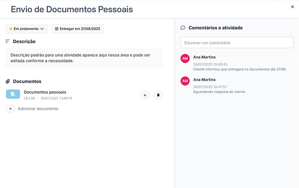 Recursos avançados